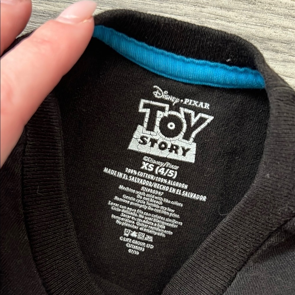 Black Buzz Lightyear Graphic T-Shirt - Picture 2 of 4